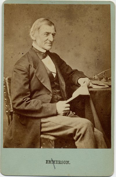 Ralph Waldo Emerson (1803-82), amerikanischer Dichter, Philosoph, Essayist von American Photographer